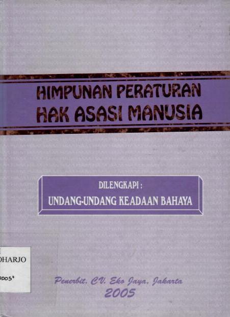 Himpunan Peraturan Hak Asasi Manusia