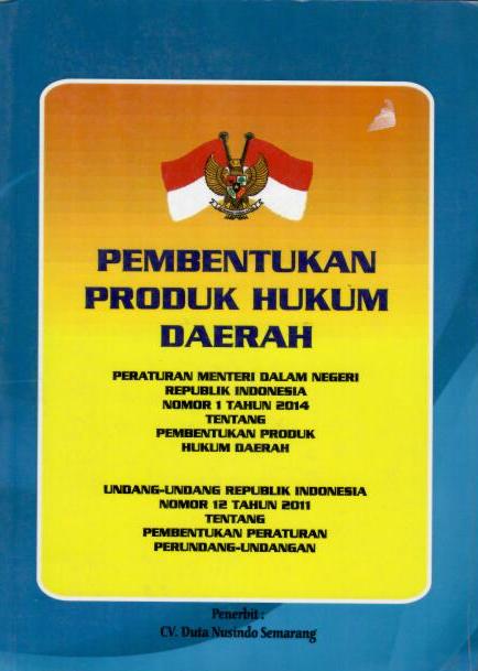 Pembentukan Produk Hukum Daerah