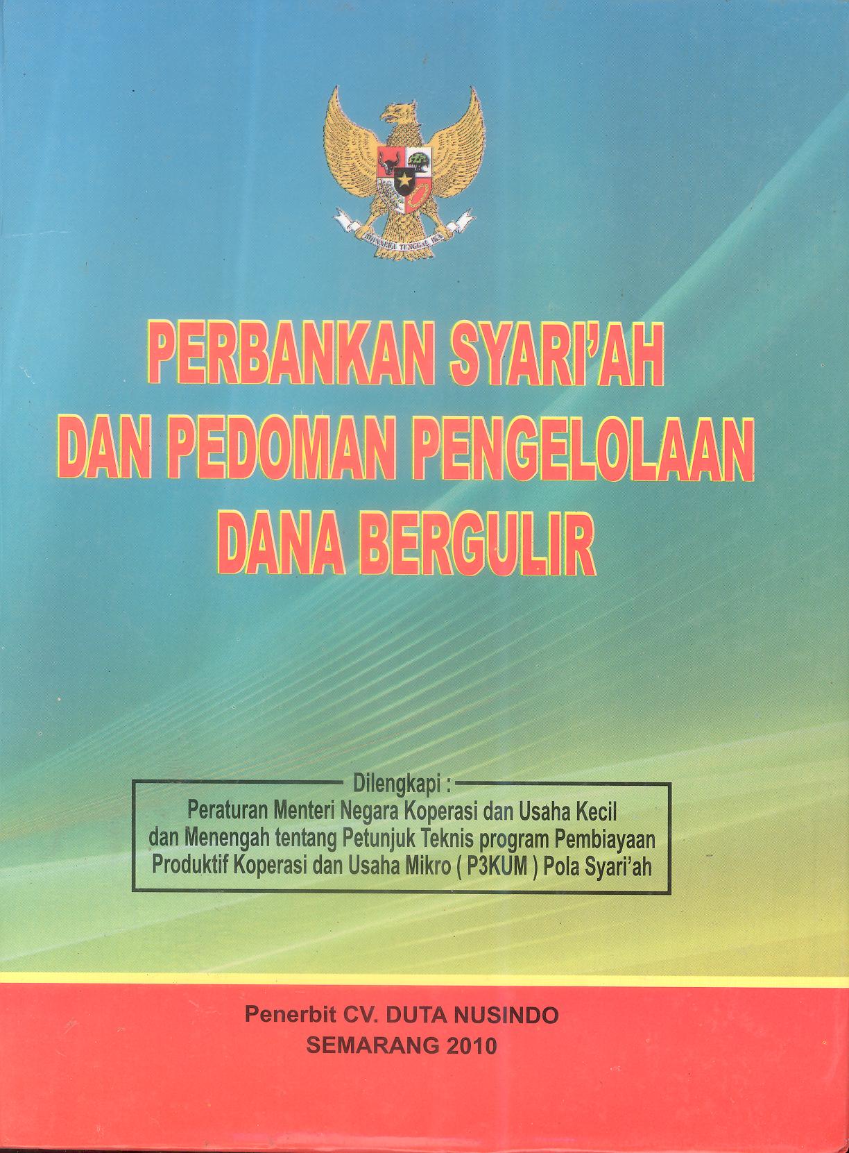 PERBANKAN SYARI'AH DAN PEDOMAN PENGELOLAAN DANA BERGULIR