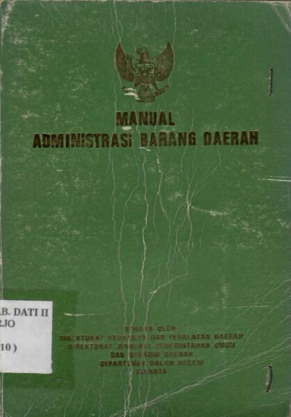 Manual Administrasi Barang Daerah