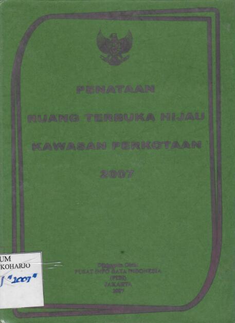 Penataan Ruang Terbuka Hijau Kawasan Perkotaan