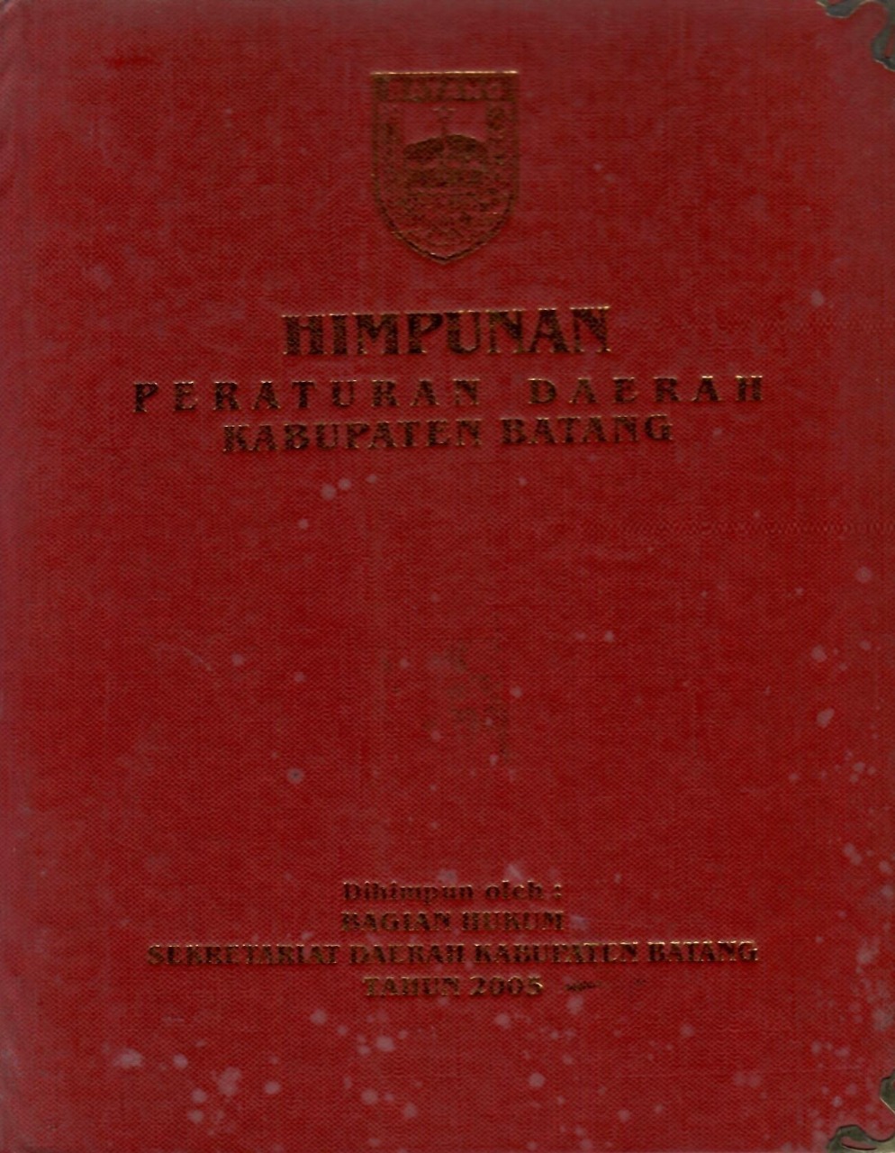 Himpunan Peraturan Daerah Kabupaten Batang