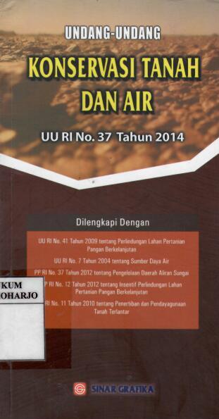Undang-undang Konservasi Tanah dan Air