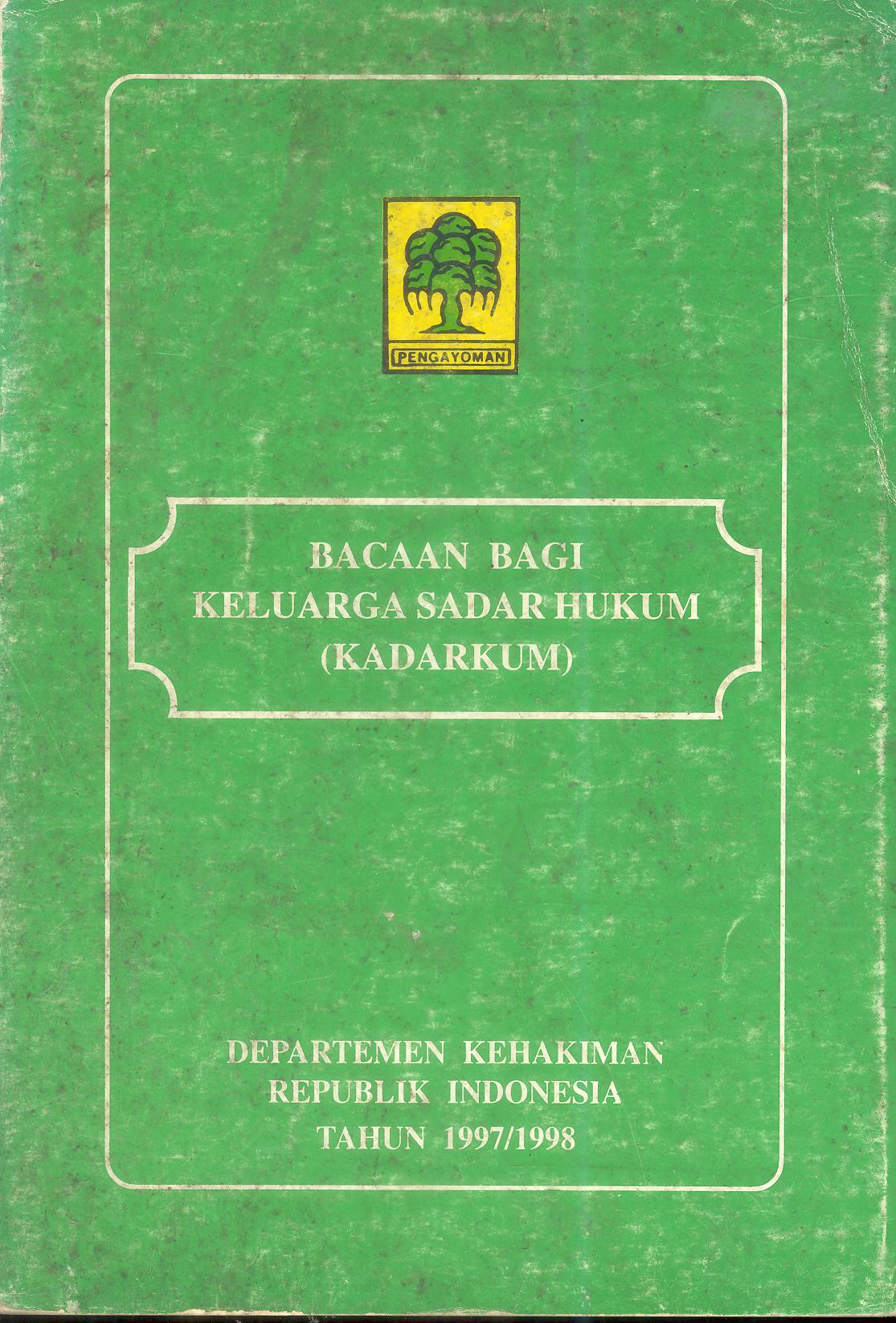BACAAN BAGI KELUARGA SADAR HUKUM (KADARKUM)