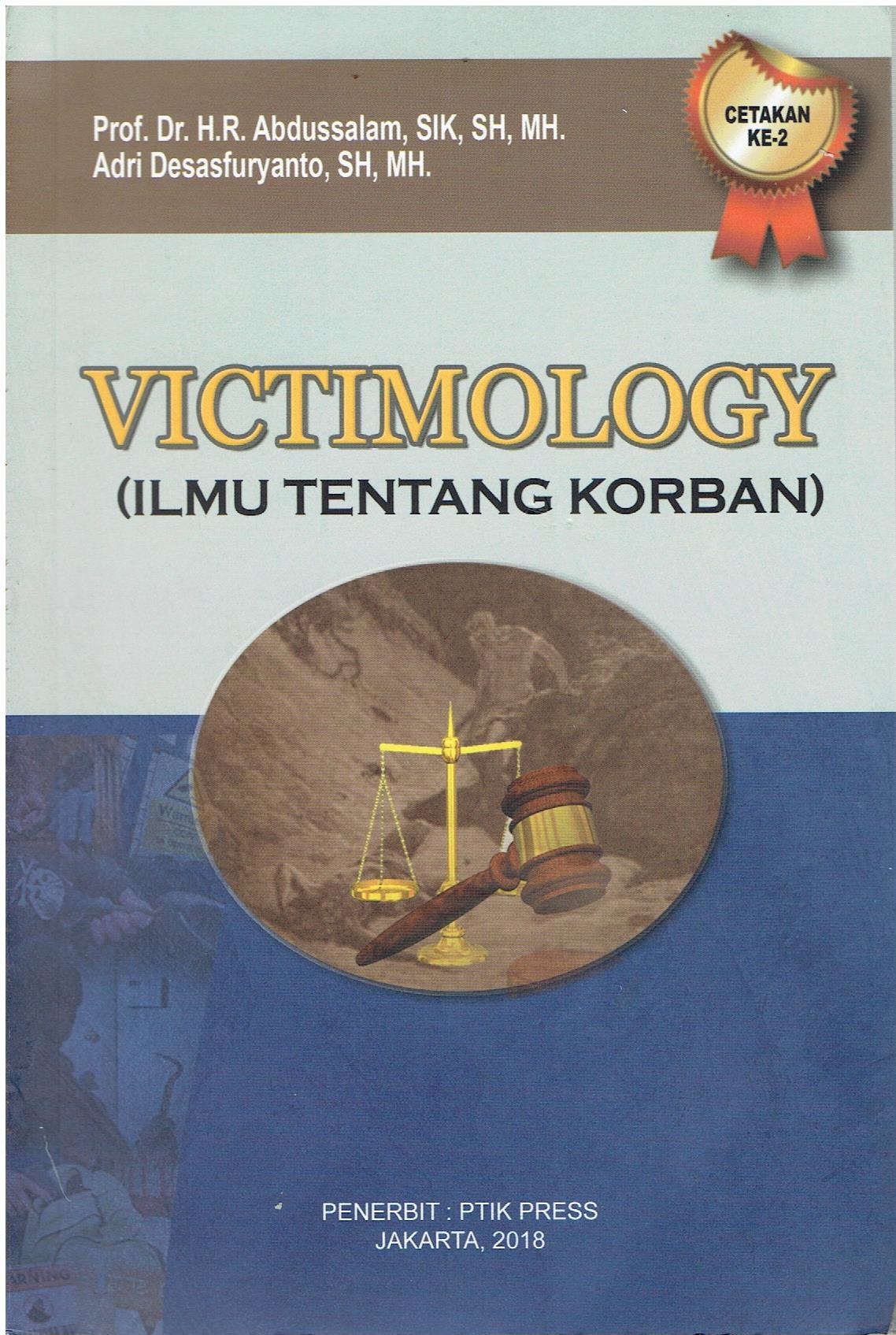 Victimology (Ilmu Tentang Korban)
