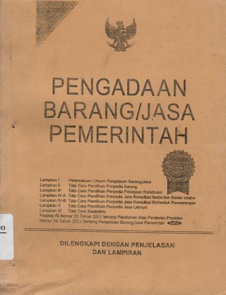 Pengadaan Barang/Jasa Pemerintah