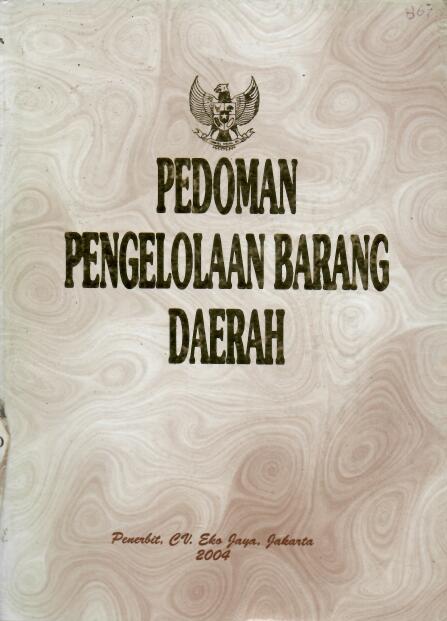 Pedoman Pengelolaan Barang Daerah