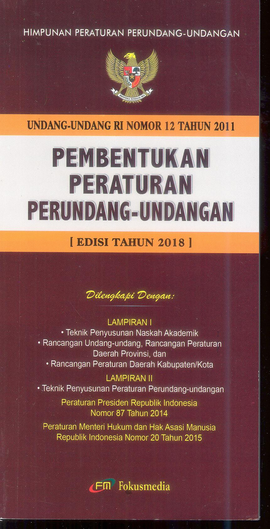 Undang-Undang RI No.12 TAhun 2011