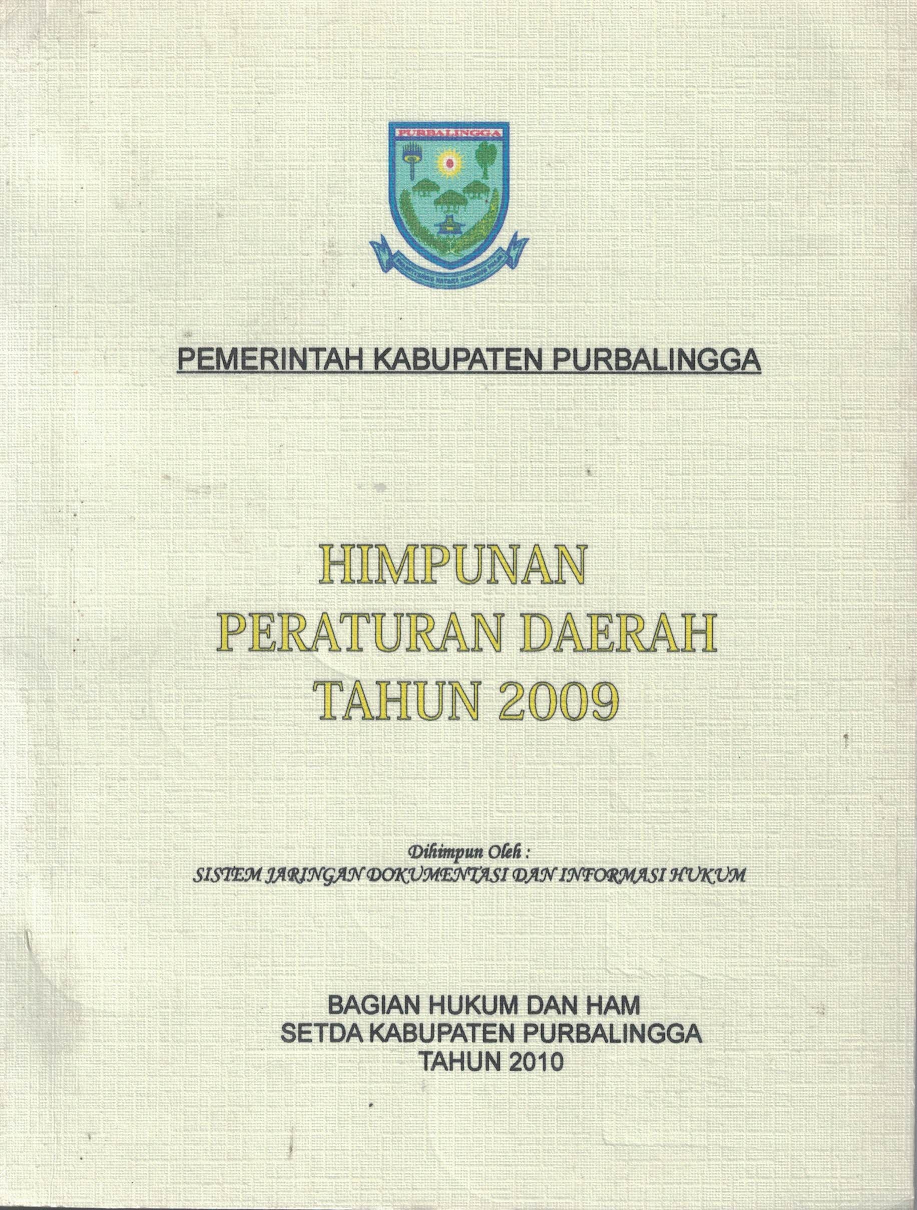 Himpunan Peraturan Daerah Tahun 2009