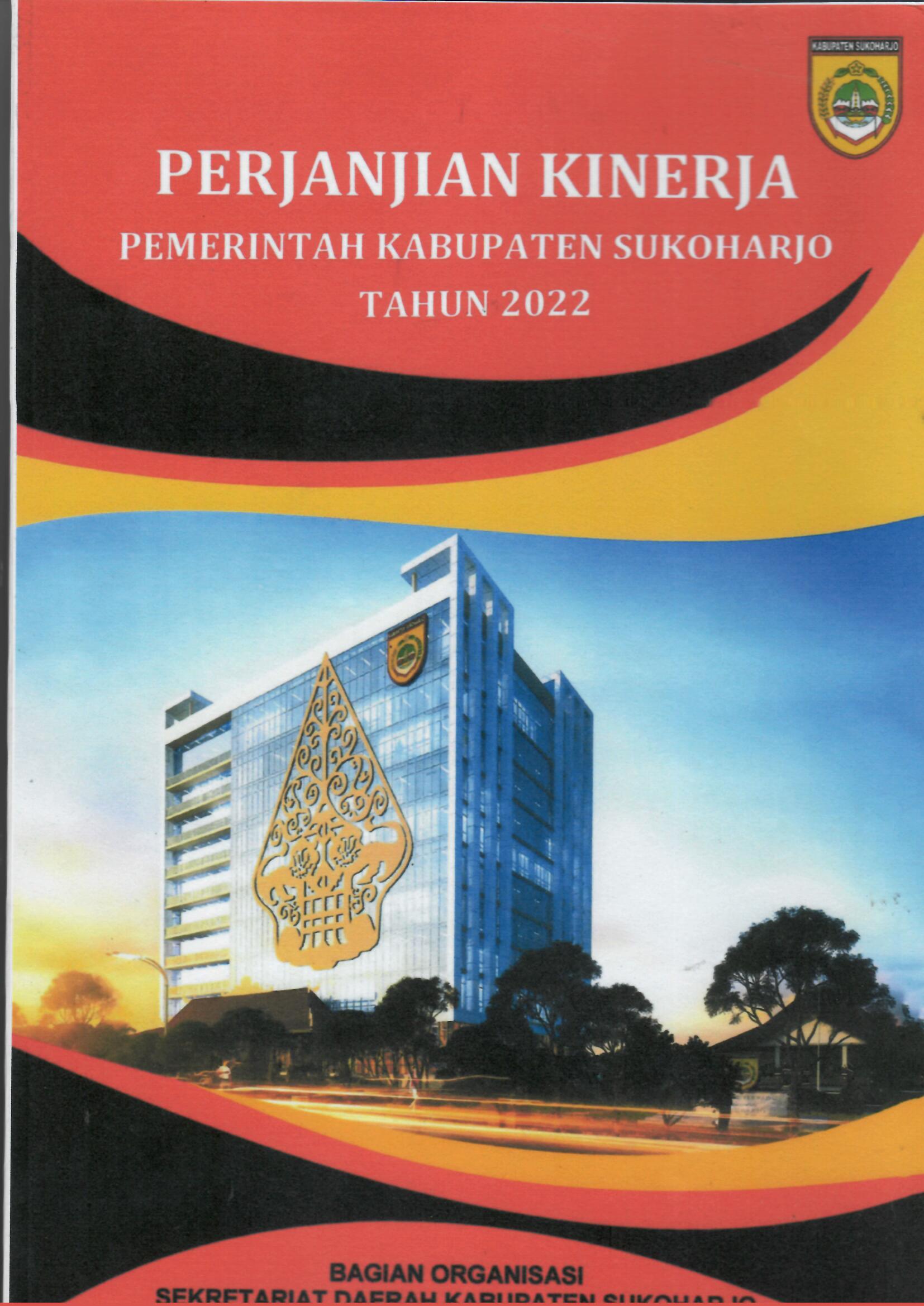 Perjanjian Kinerja Pemerintah Kabupaten Sukoharjo Tahun 2022