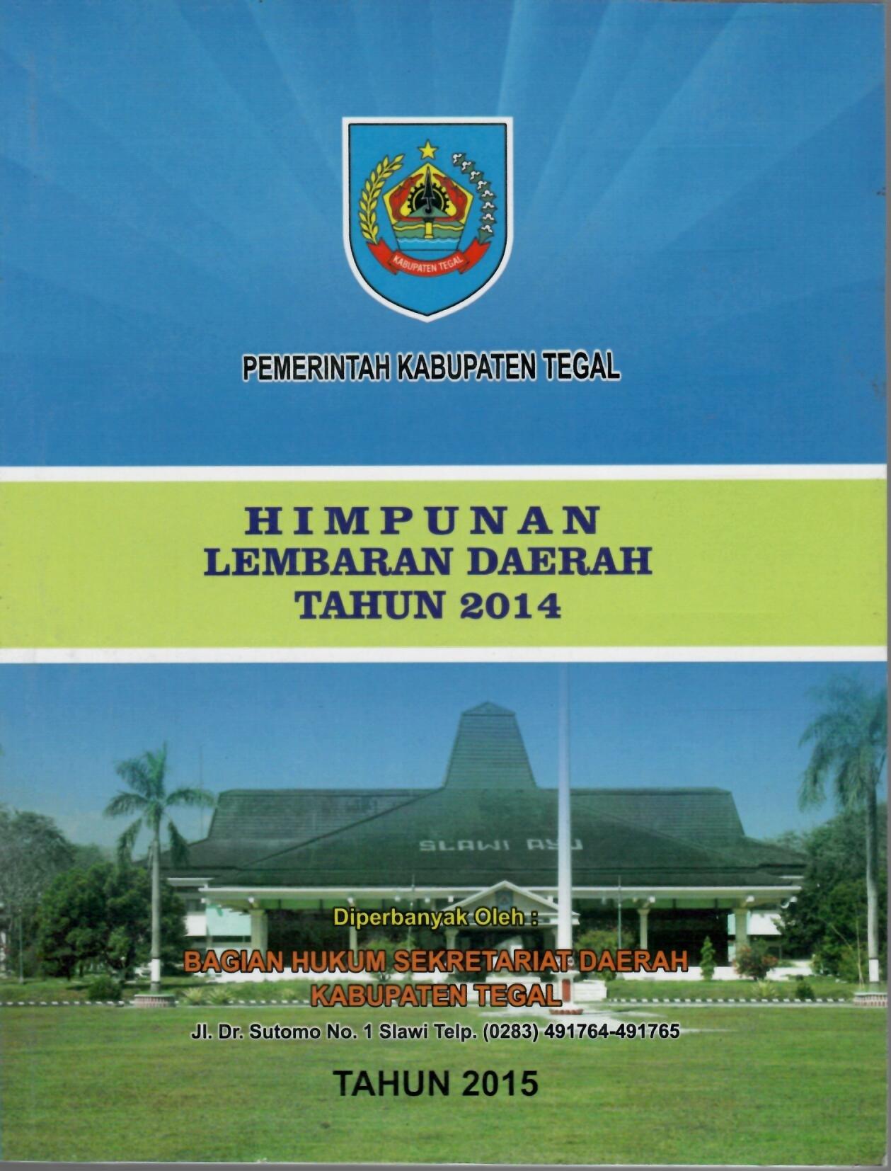 Himpunan Lembaran Daerah Kabupaten Tahun 2014