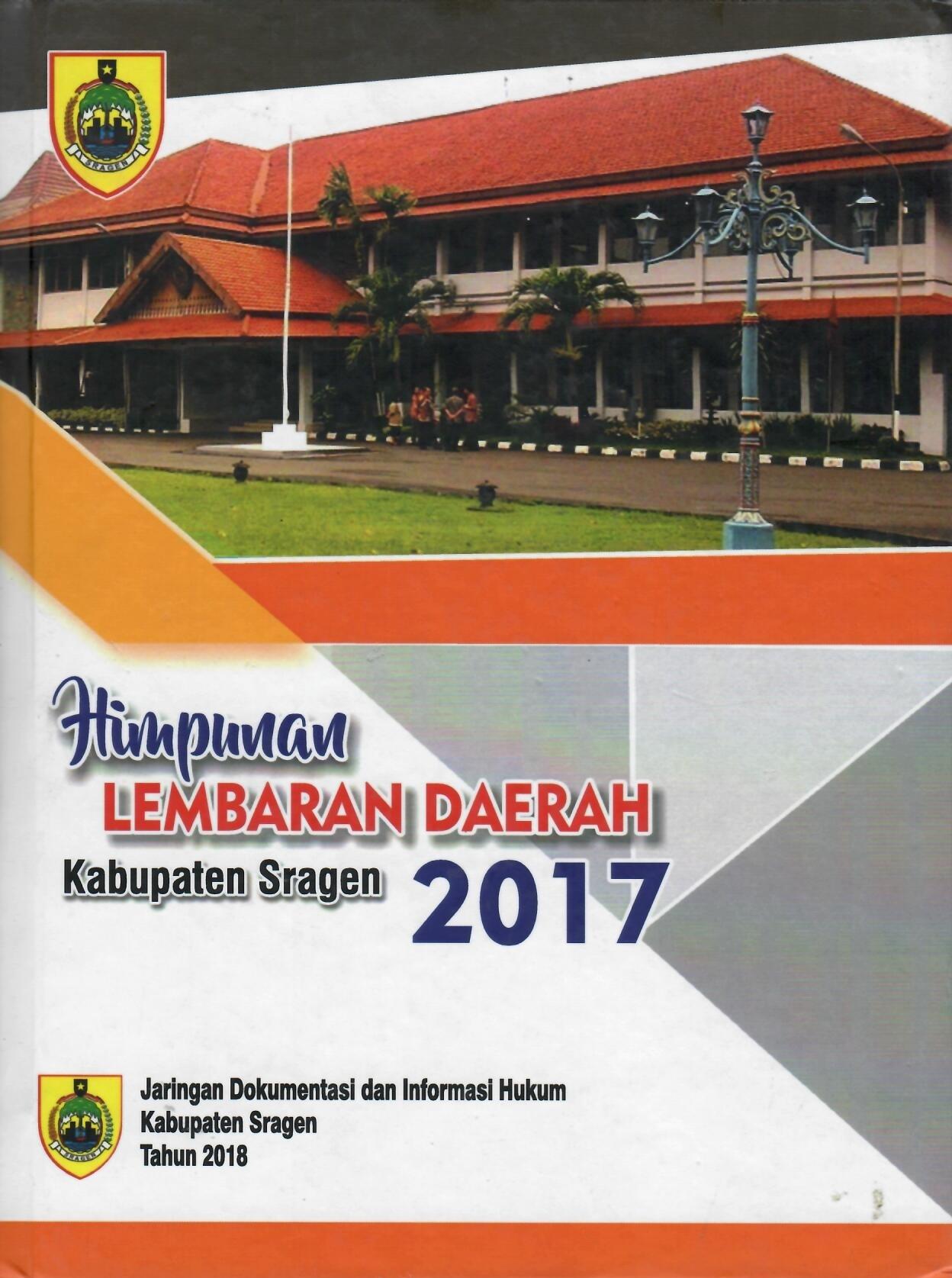 Himpunan Lembaran Daerah Kabupaten Sragen 2017