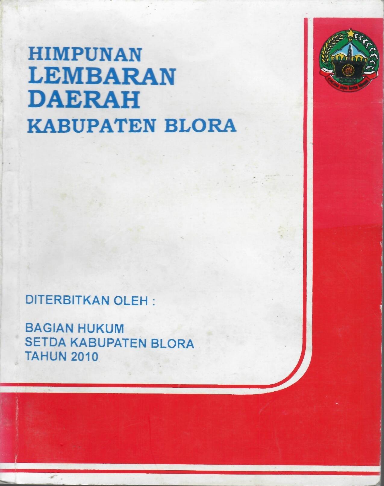 Himpunan Lembaran Daerah Kabupaten Blora