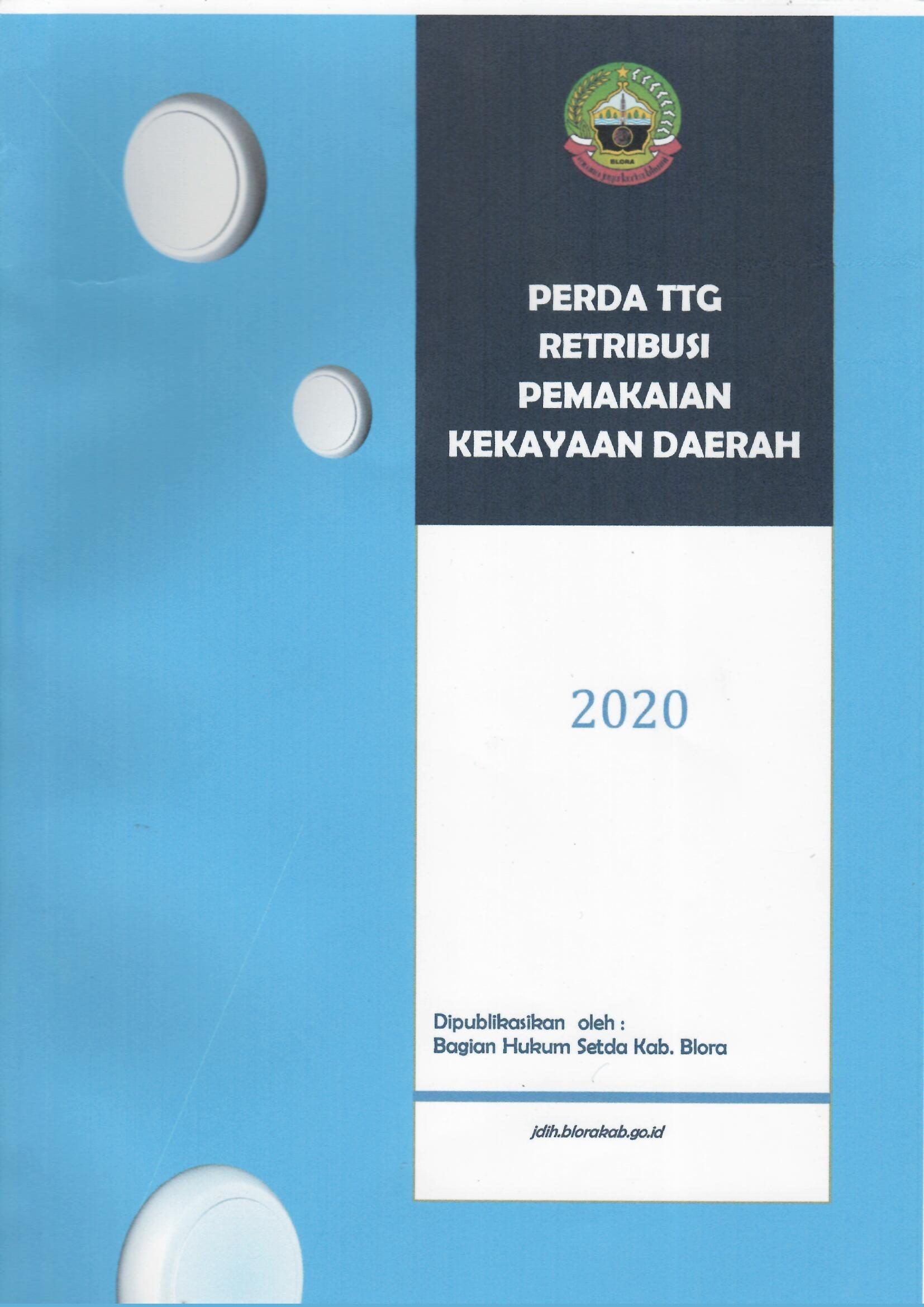 Peraturan Daerah Tentang Retribusi Pemakaian Kekayaan Daerah
