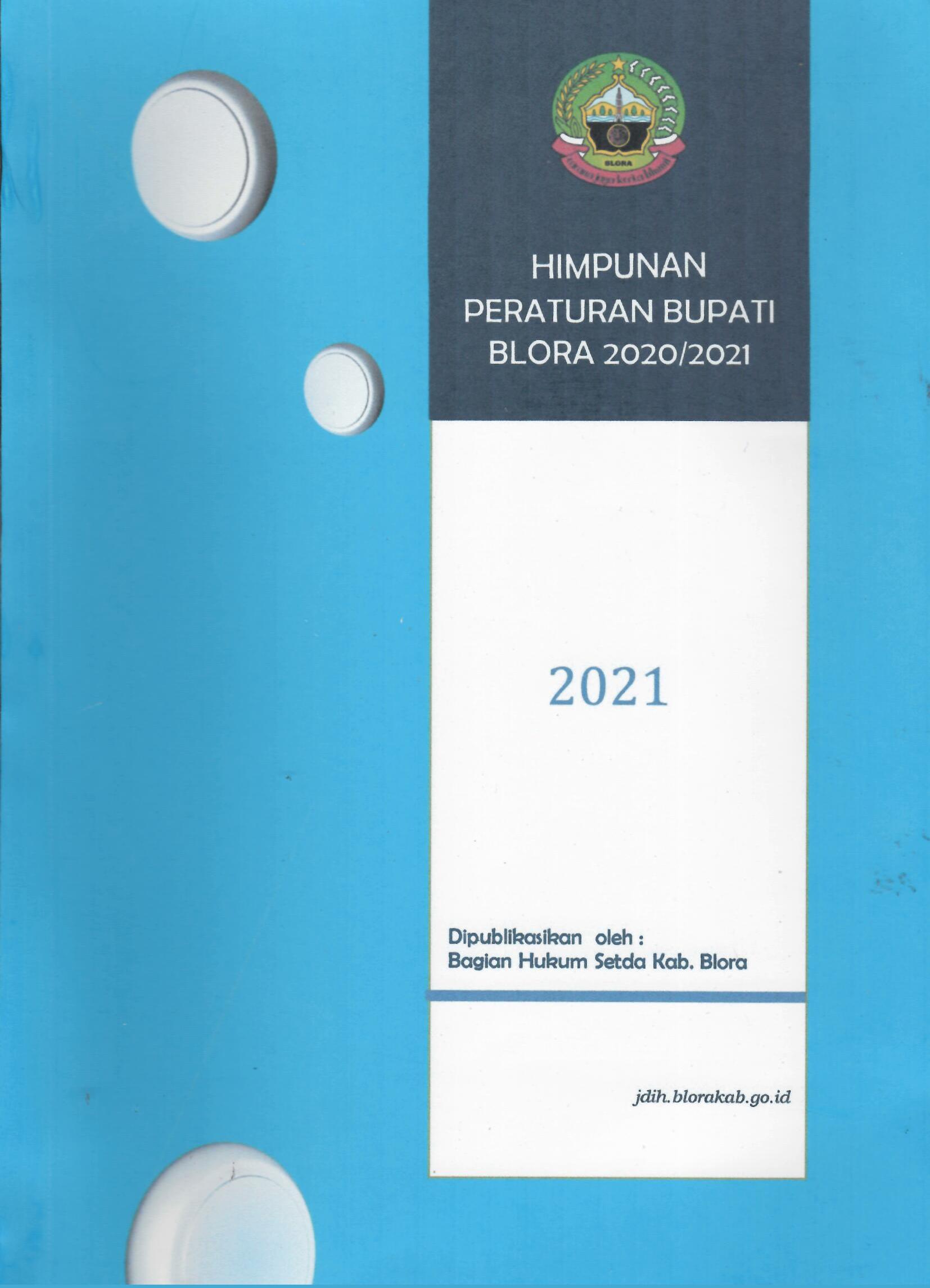 Himpunan Peraturan Bupati Blora 2020-221