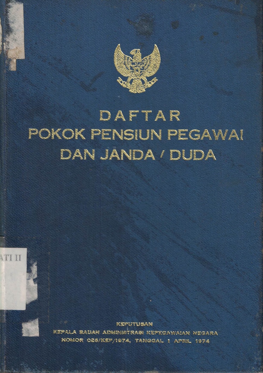 Daftar Pokok Pensiun Pegawai dan Janda / Duda