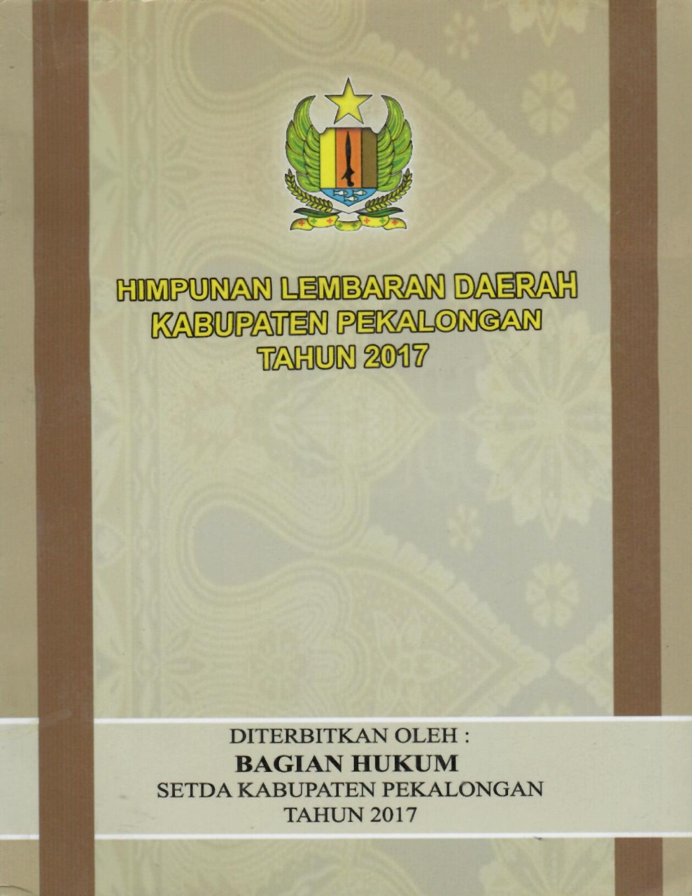 Himpunan Lembaran Daerah Kabupaten Pekalongan Tahun 2017