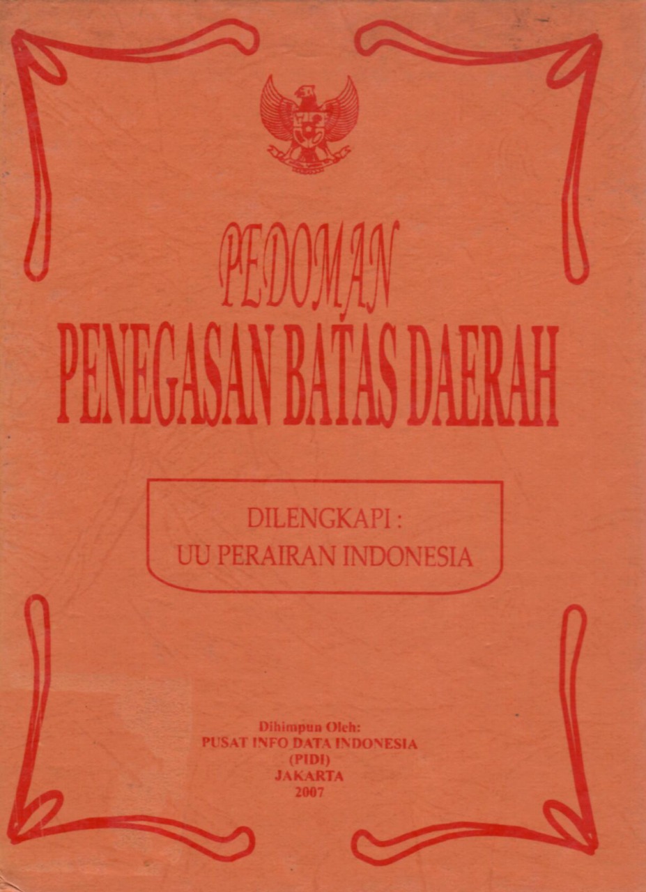 Pedoman Penegasan Batas Daerah