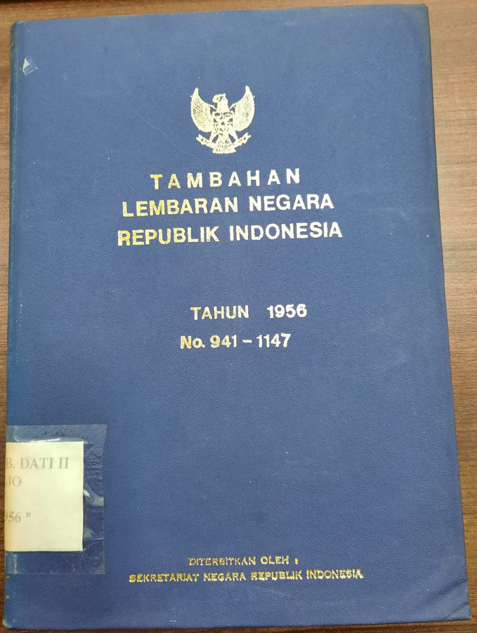 TAMBAHAN LEMBARAN NEGARA REPUBLIK INDONESIA TAHUN 1956 NOMER 941- 1147