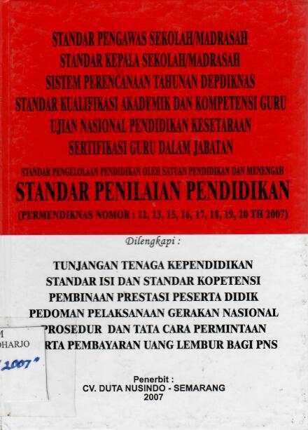Standar Penilaian Pendidikan