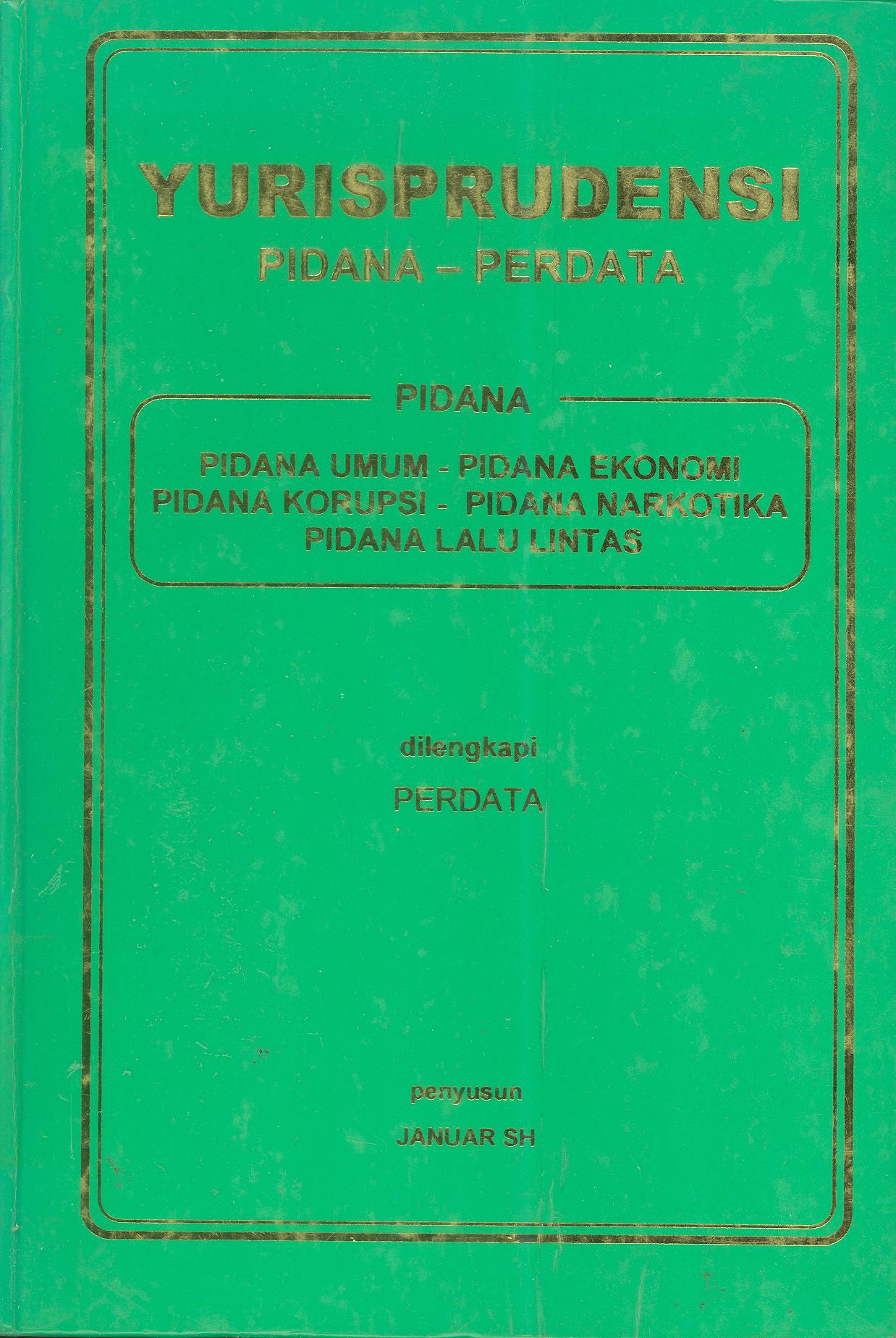 YURISPRUDENSI PIDANA-PERDATA