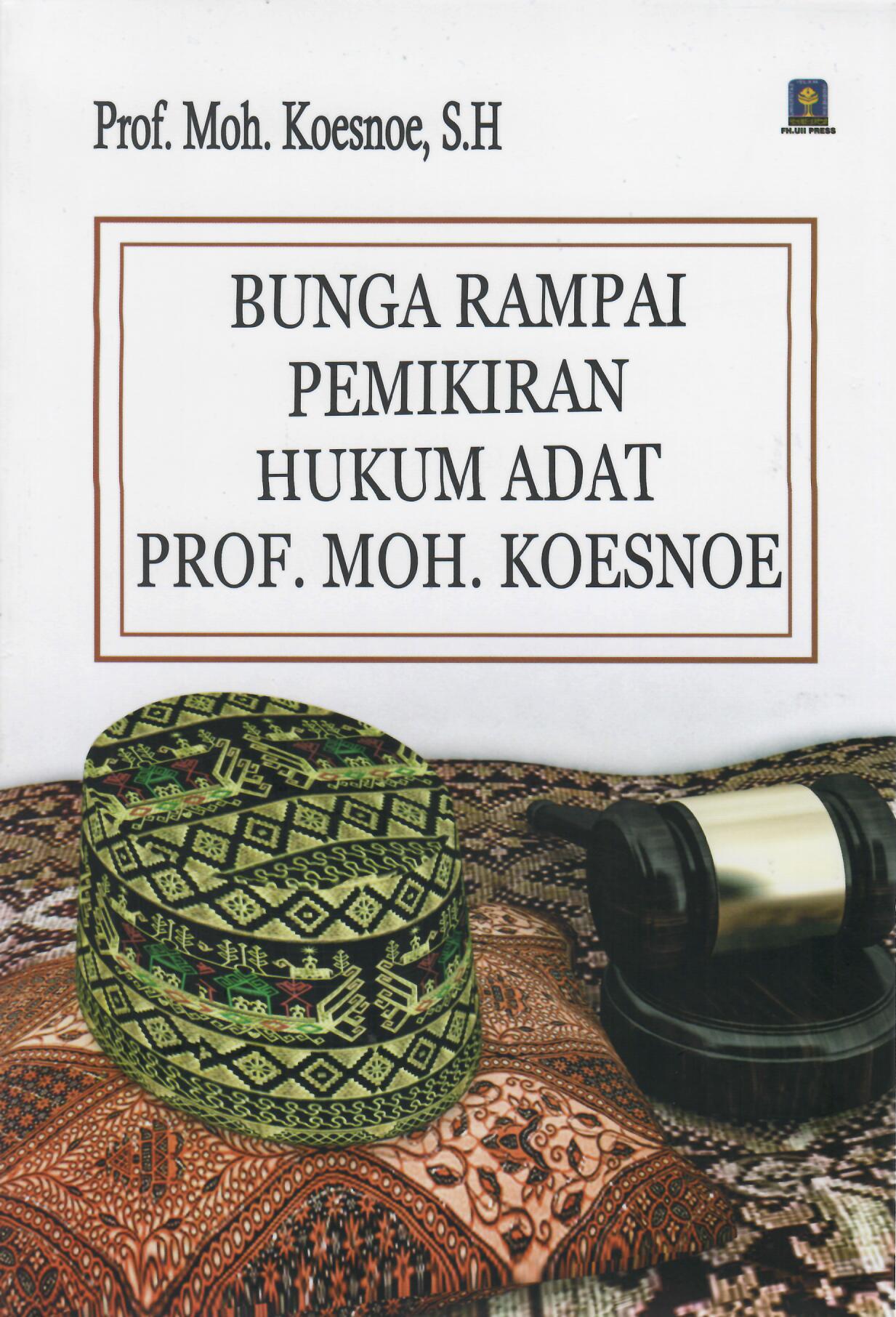 Bunga Rampai Pemikiran Hukum Adat
