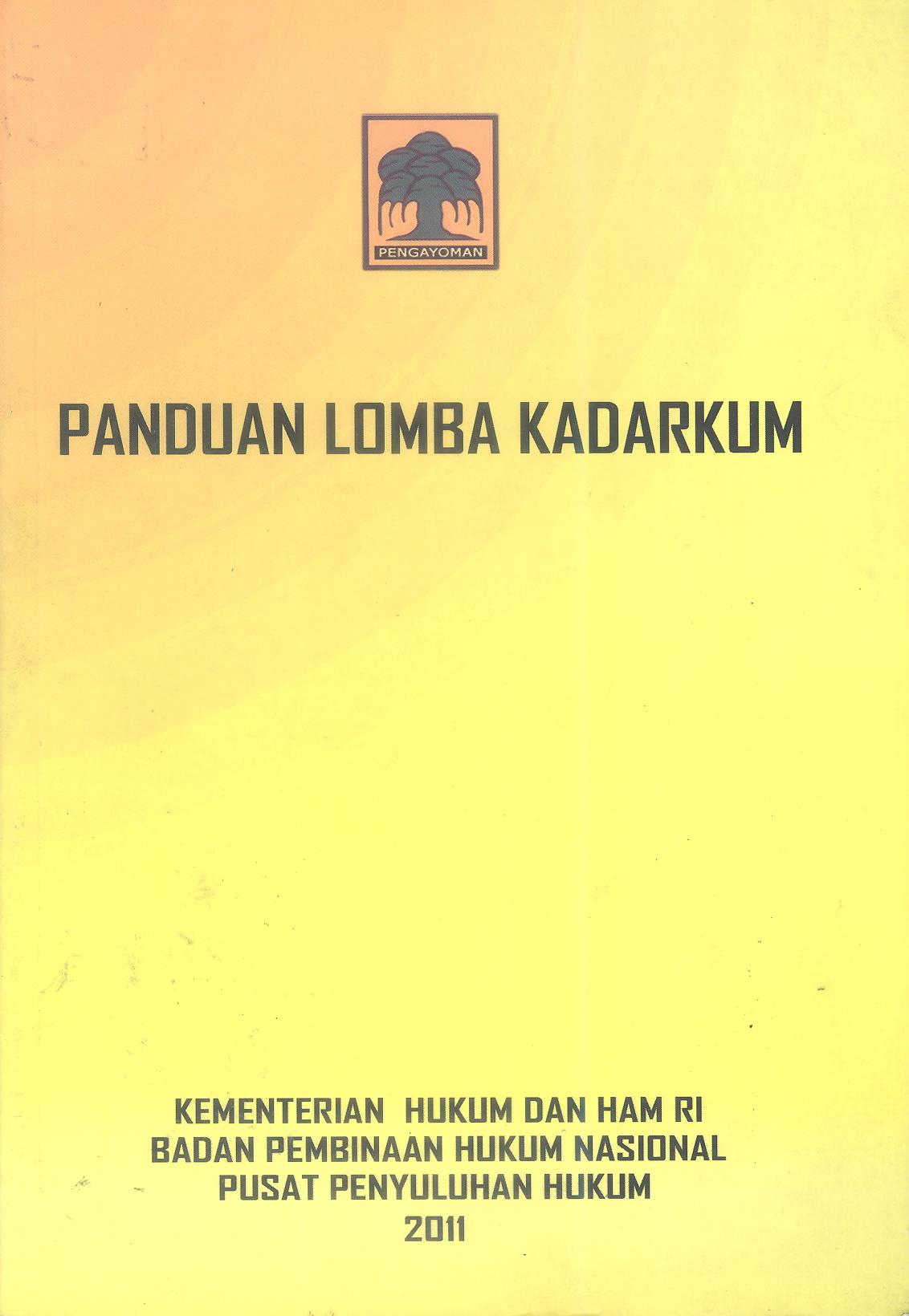 PANDUAN LOMBA KADARKUM