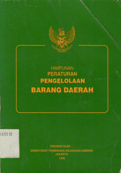 Himpunan Peraturan Pengelolaan Barang Daerah