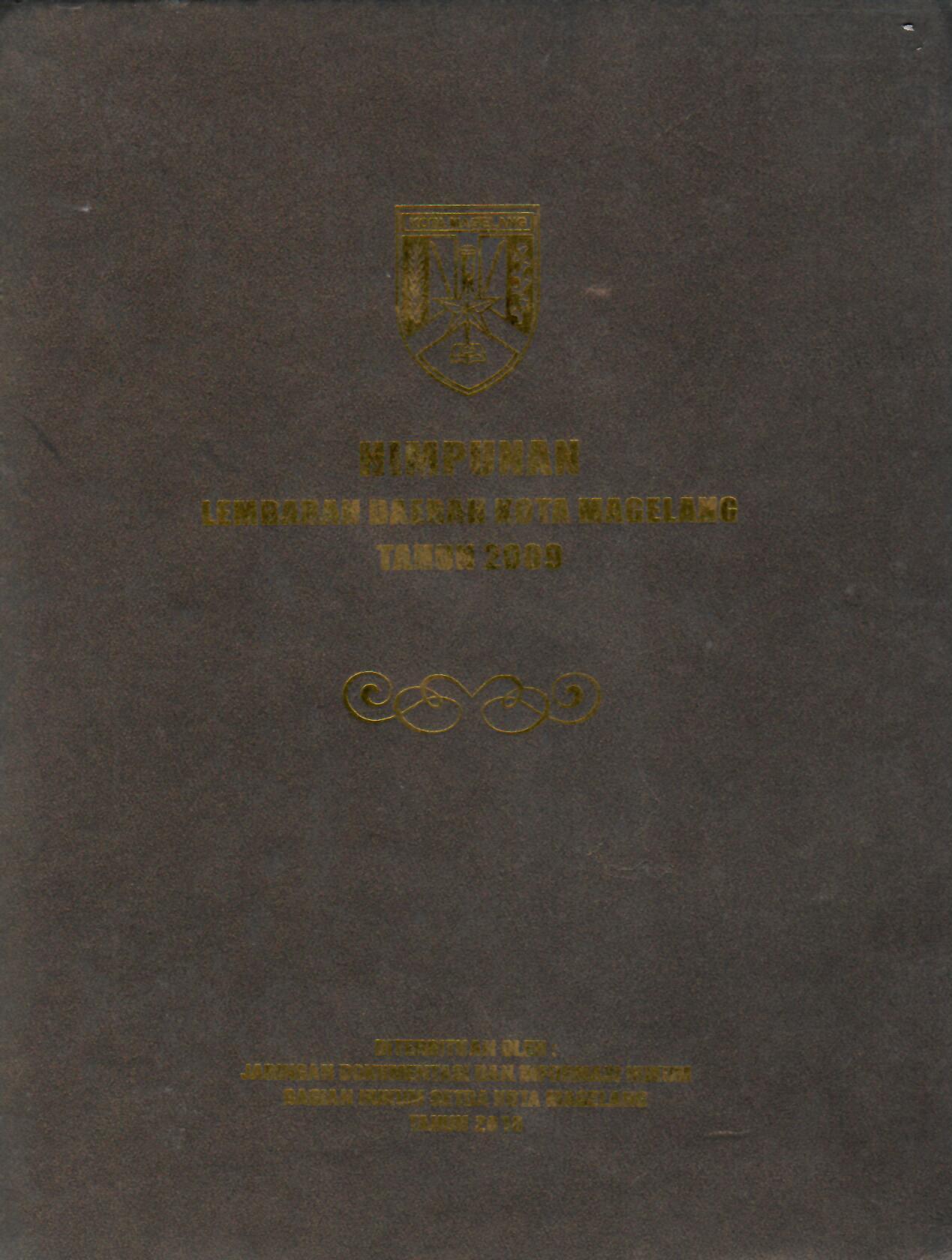 Himpunan Lembaran Daerah Kota Magelang Tahun 2009