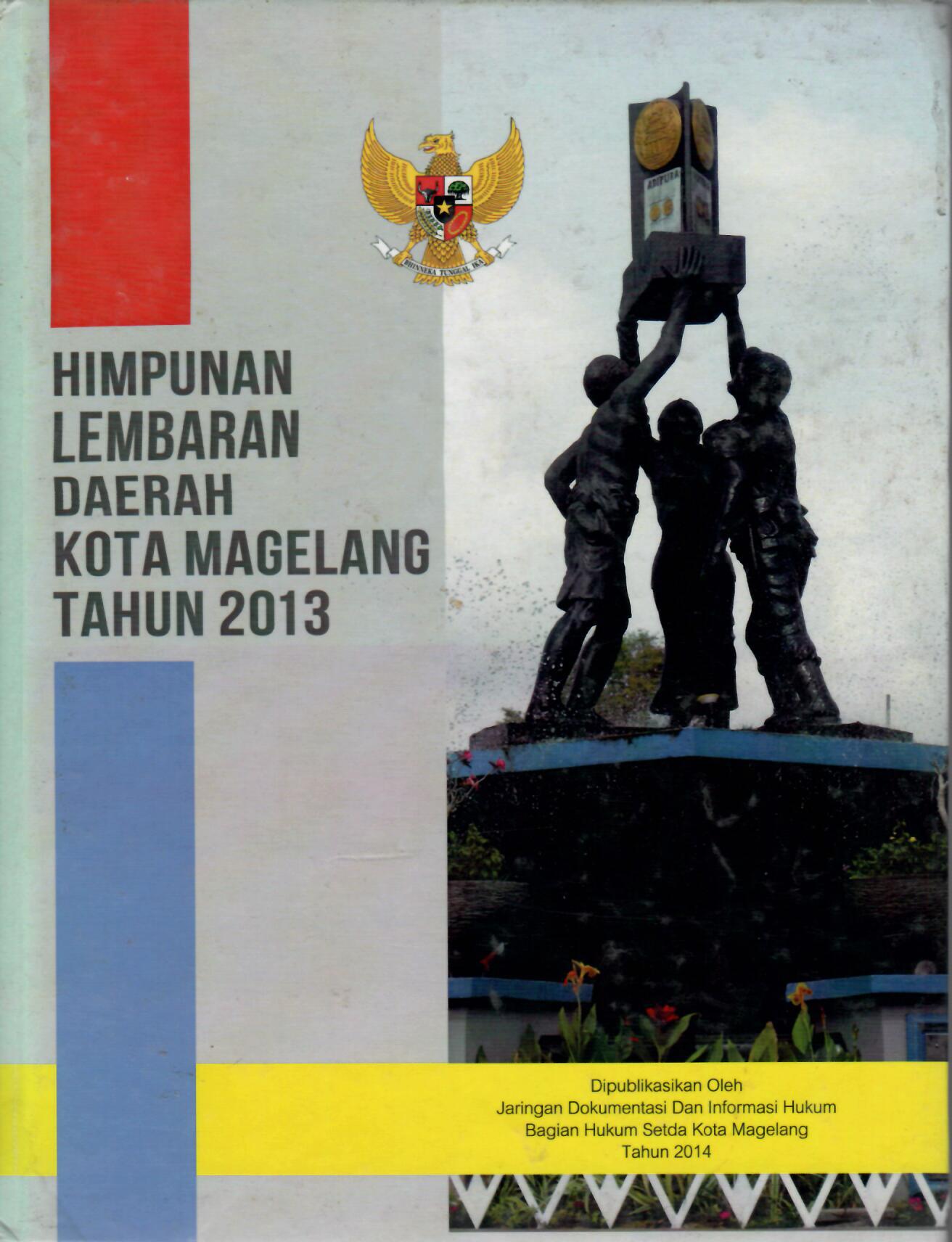 Himpunan Lembaran Daerah Kota Magelang Tahun 2013