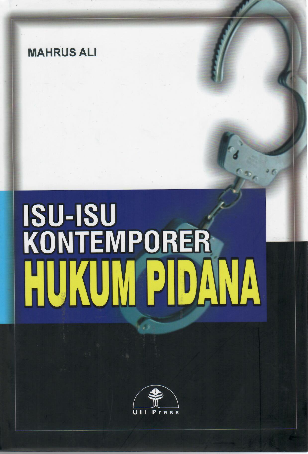 Isu-Isu Kontemporer Hukum Pidana
