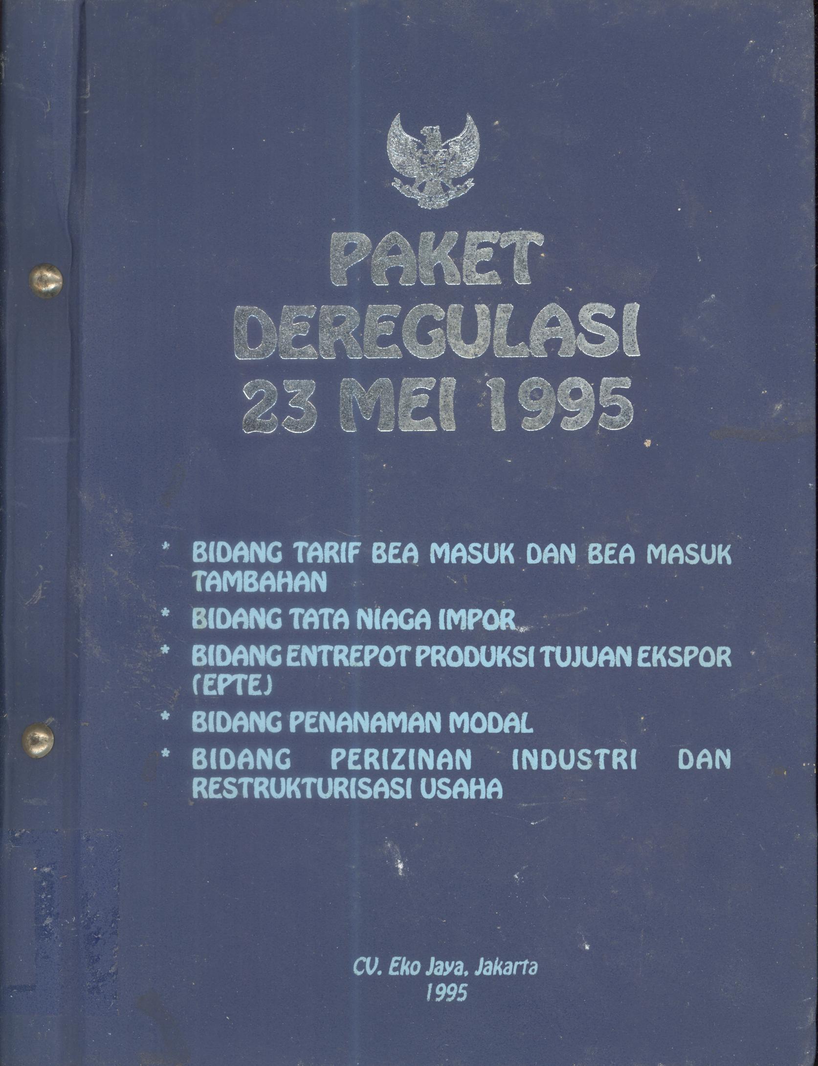 Paket Deregulasi 23 Mei 1995