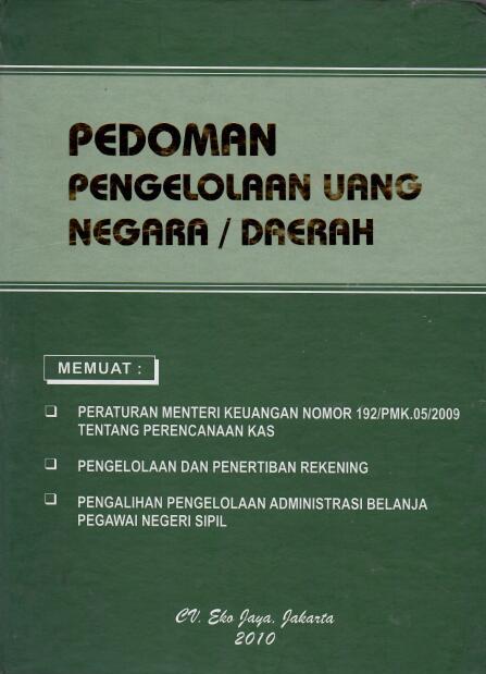 Pedoman Pengelolaan Uang Negara/Daerah