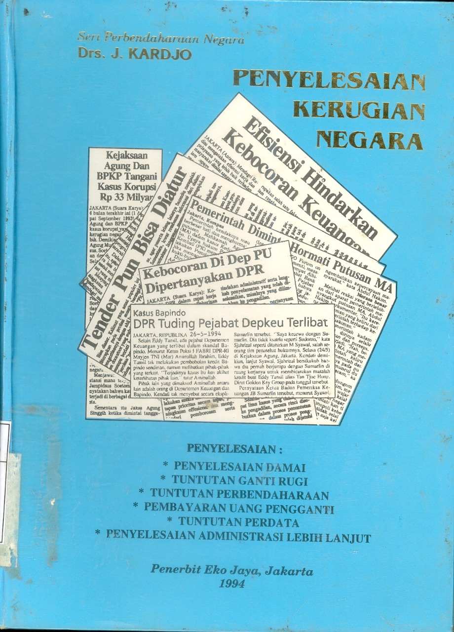 Penyelesaian Kerugian Negara