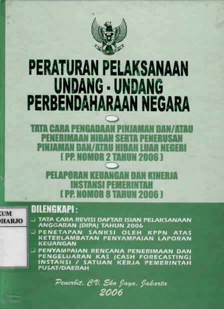 Peraturan Pelaksanaan Undang-Undang Perbendaharaan Negara